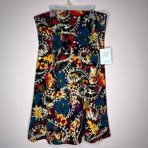 NWT LuLaRoe A-Line Azure Skirt
